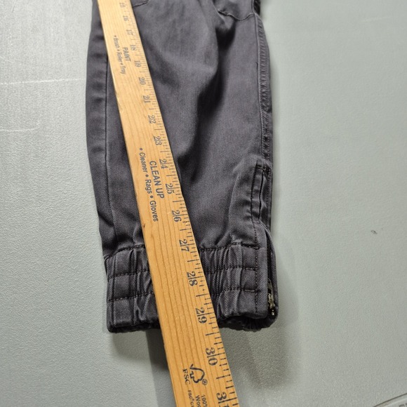 Spanx Pants Womens Large Dark Gray Cargo Jogger Utility Twill Pull On‎ Shaping - Picture 11 of 13